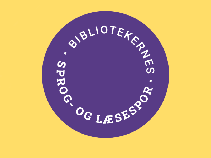 Logo Bibliotekernes Sprog- og Læsespor